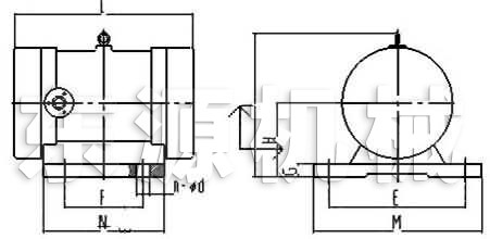 YZU系列振動(dòng)電機(jī)數(shù)據(jù)圖